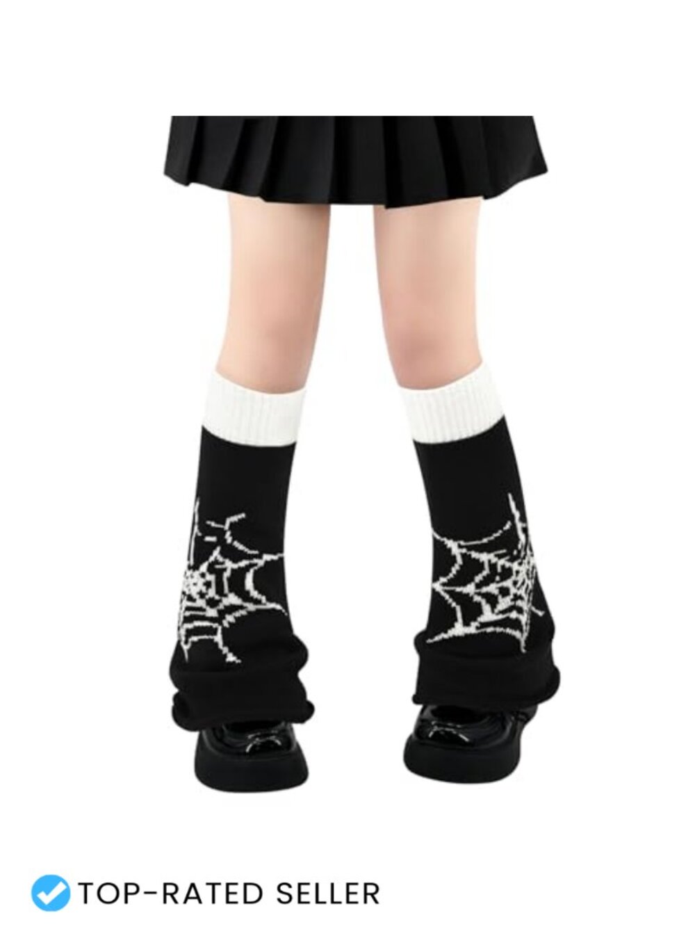 Knit Leg Warmers Kawaii Y2K Harajuku 100% Acrylic One Size